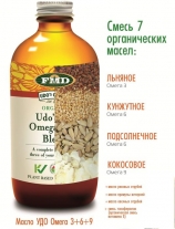 МАСЛО УДО ОМЕГА 3*6*9 - источник растительного гормона DHEA - гормон молодости! Дозировка 2 ст.ложки в день (30мл). Цена за 1 литр (на месяц приема)